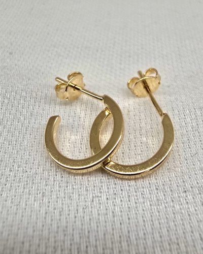 Brinco argola banho ouro 18k - 1,3cm